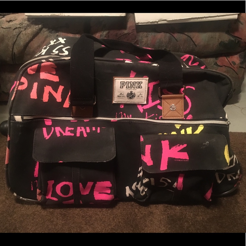 PINK Rolling Luggage